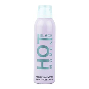 Hot Women Black Perfumed Body Spray